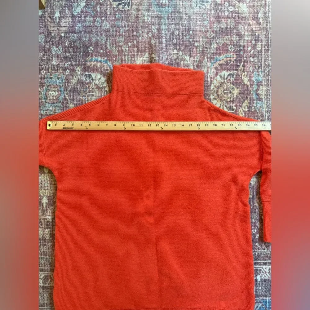 Free People Red Turtleneck Sweater - Picture 3 of 14